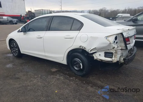 2014 Honda Civic Ex z USA, uszkodzony, nr VIN 2HGFB2F86EH531351